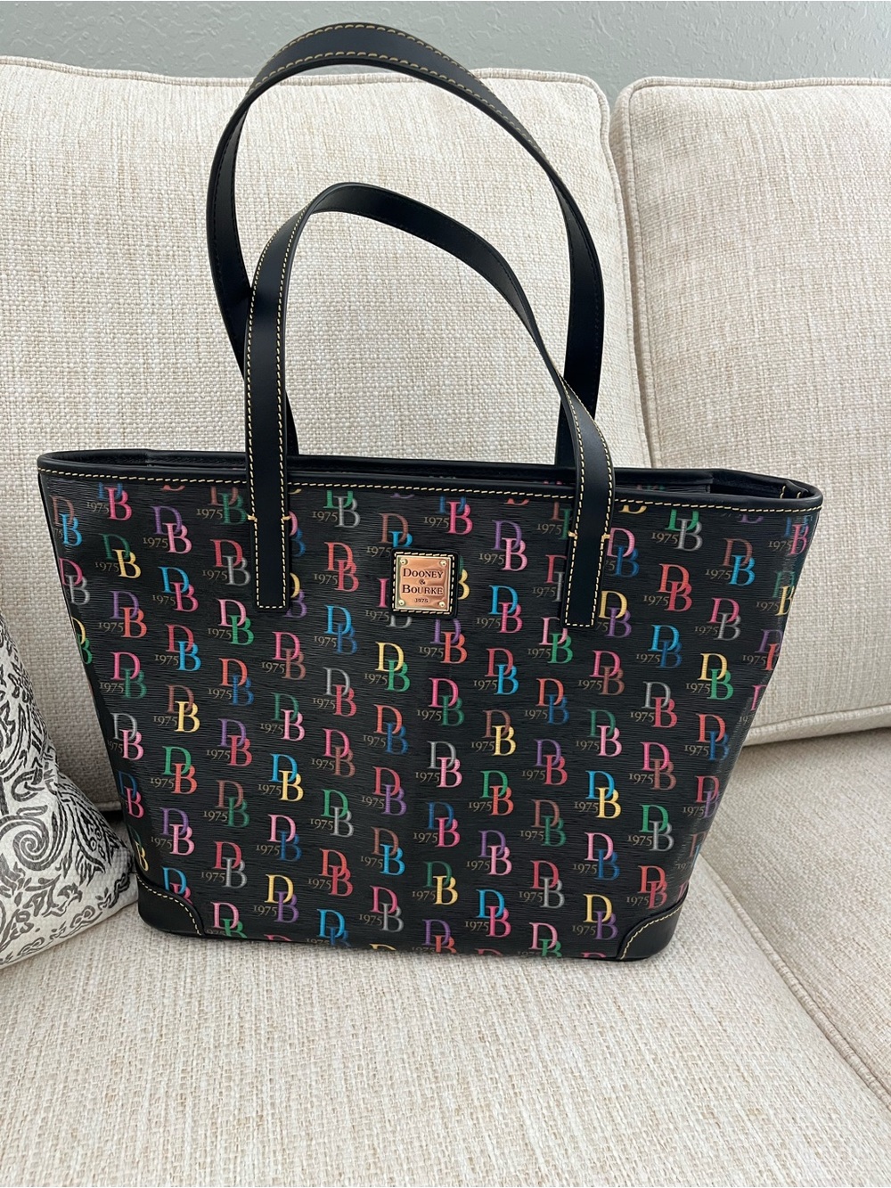Dooney & Bourke Tote Multicolor DB Print